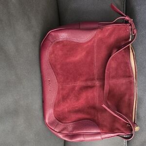 See By Chloe Deep Red Leather Shoulder Bag